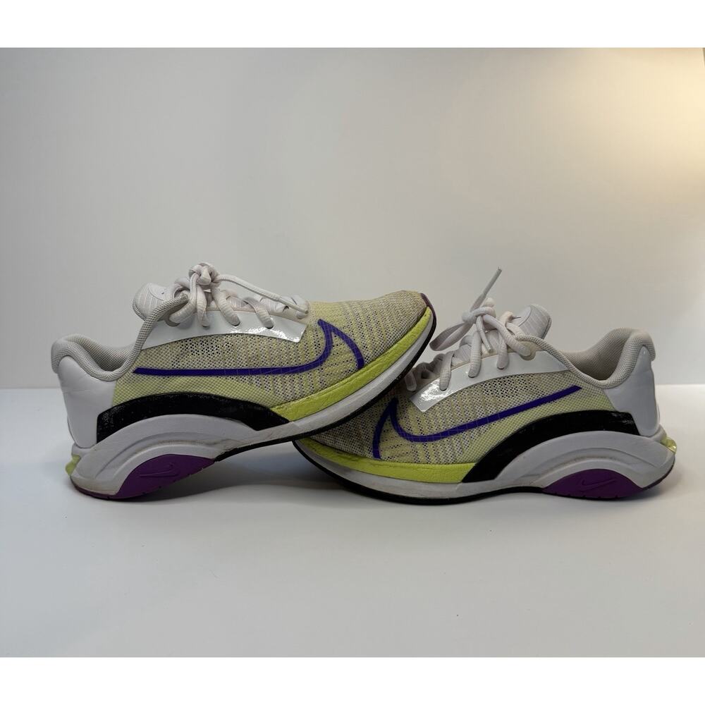 Nike Womens ZoomX Superrep Surge CK9406-157 White Purple Yellow Running Size 7